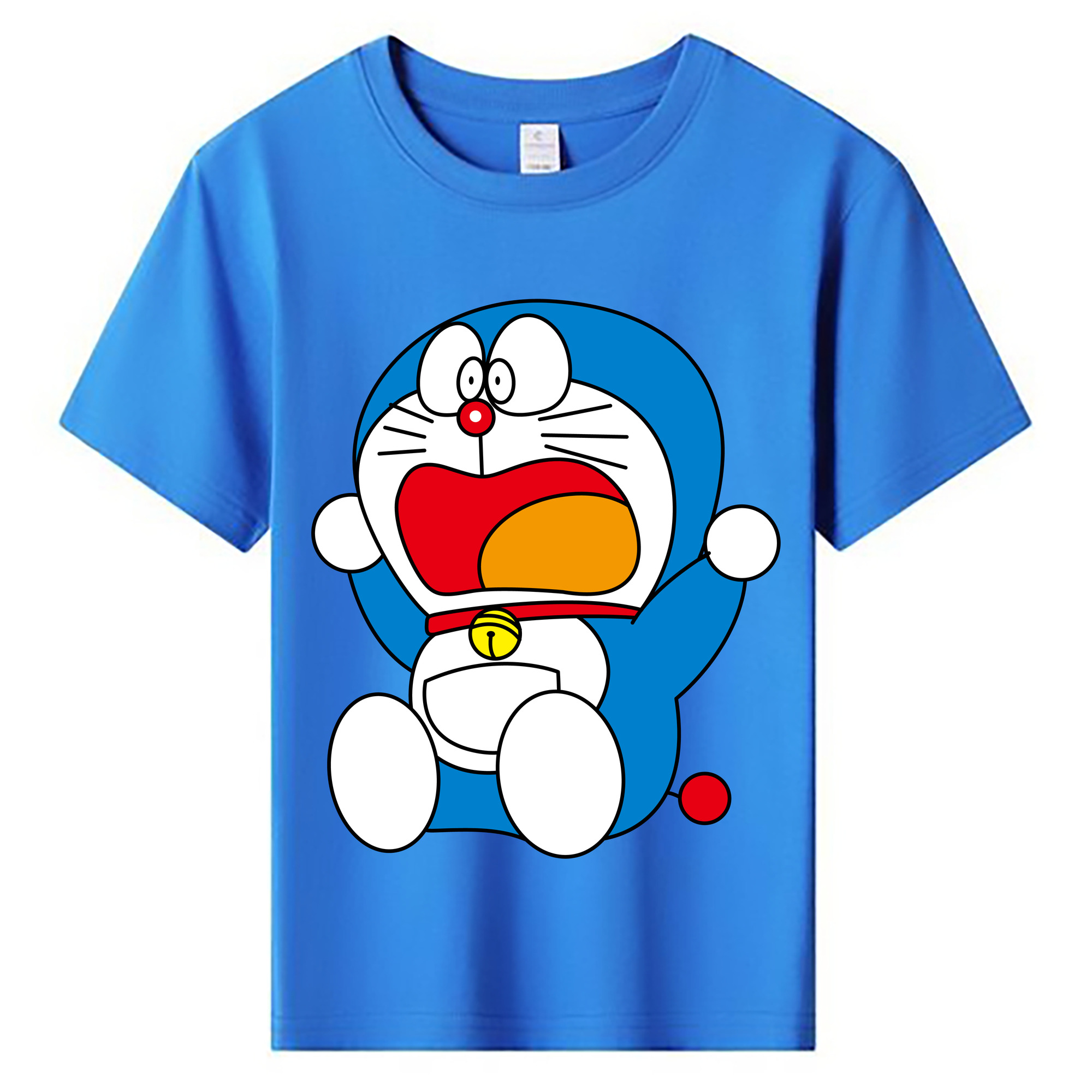 （画像用） ドラえもん Doraemon 綿100％キッズTシャツ（フロントプリント）